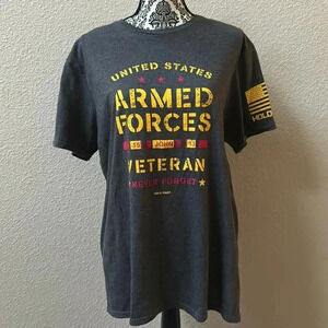 NWT 🇺🇸 Armed Forces Veteran t-shirt. Hold Fast size L